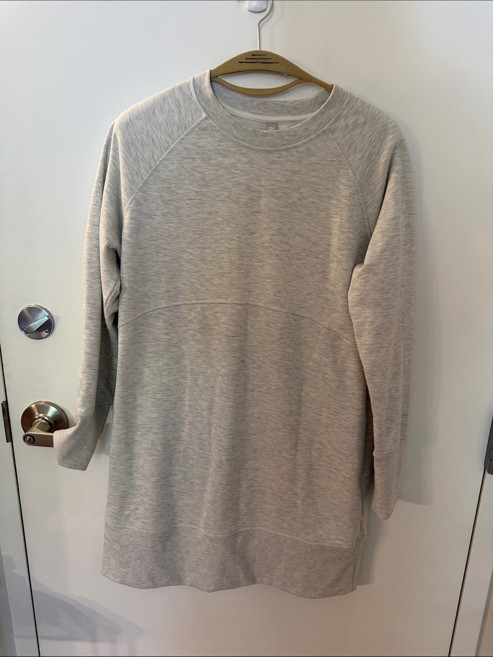 Athleta Heather Gray Longline sweatshirt dress